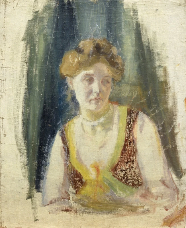 Ritratto di donna - Art Museum of Estonia's painting collection, Tallinn